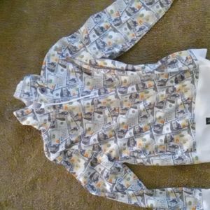 100 dollar bill hoodie